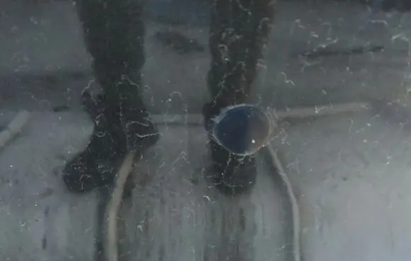 Opel Vectra B Windshield washer spray nozzle 