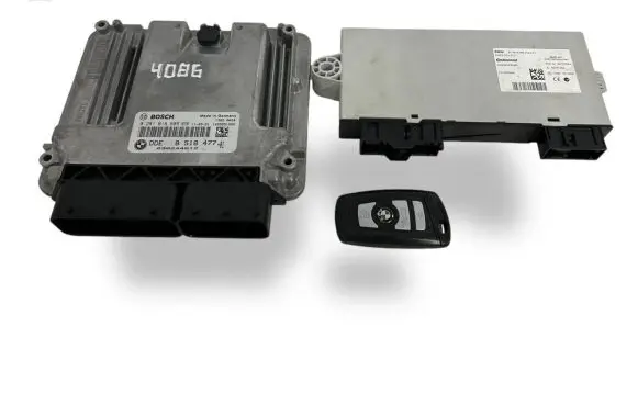 BMW 5 F10 F11 Engine ECU kit and lock set 8518477 0281018609 9268752