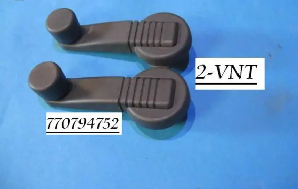 Renault 19 Front door window winding handle 770794752