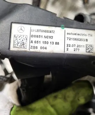 Mercedes-Benz Vito Viano W639 Engine installation wiring loom A6511501388 721066203