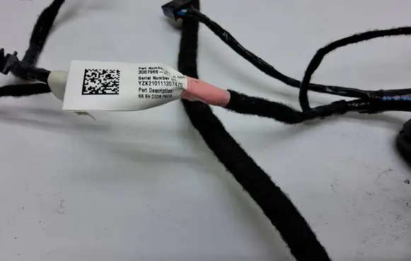 Tesla Model 3 Rear door wiring loom 306796600A YZK210111307470 YZKZ10111307470