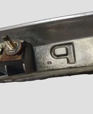 Peugeot 407 Trunk door license plate light bar 9580M 3740 9645271580