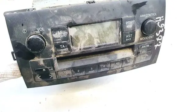 Toyota Corolla Verso E121 Radio/CD/DVD/GPS head unit 8612013060b0 86120-13060-b0