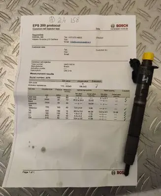 Volvo V60 Fuel injector 0445116016