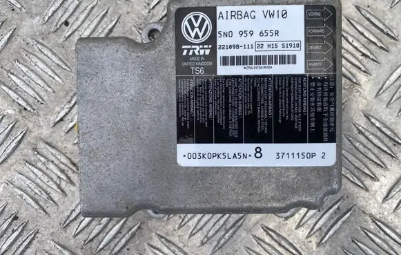 Volkswagen PASSAT B7 Airbag control unit/module 5N0959655R 221098111 22H15S1918
