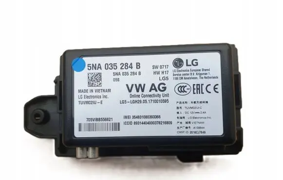 Skoda Octavia Mk3 (5E) Other control units/modules 5NA035284B