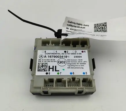 Mercedes-Benz GLC X253 C253 Door control unit/module A1679003418 A2139010908