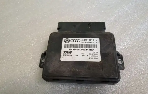 Audi A8 S8 D3 4E Hand brake control module 4E0907801B