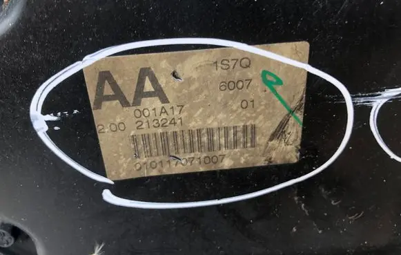 Ford Mondeo Mk III Engine D6ba 010117071007 001A17