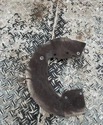 BMW 7 E65 E66 Front brake disc dust cover plate 