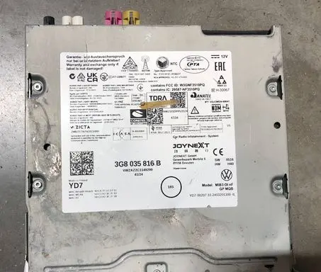 Volkswagen PASSAT B9 MMI control unit 3G8035816B