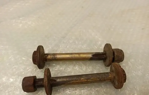 Front suspension camber bolt