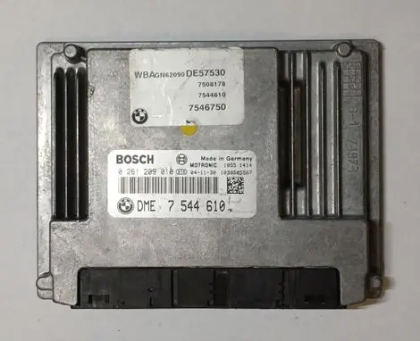 BMW 7 E65 E66 Engine control unit/module 7544610 0261209010