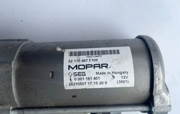 Fiat Doblo Starter motor 52110467 0001181401