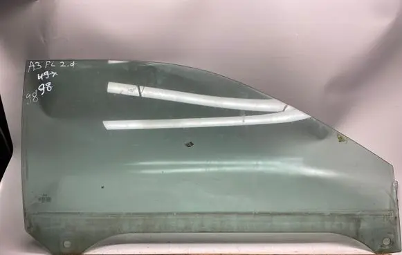 Audi A3 S3 8P Front door window/glass (coupe) 43R00082