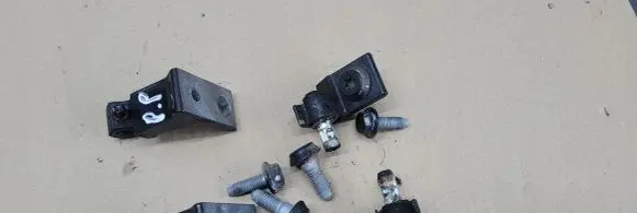 Front door hinge set