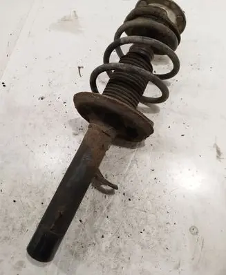 Front shock absorber with coil spring