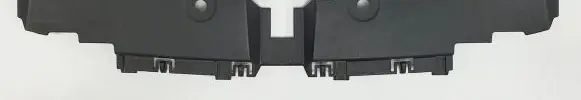 Engine bonnet/hood lock trim molding