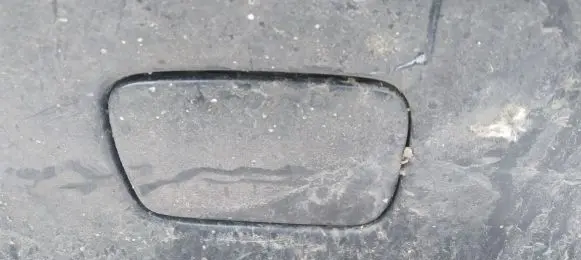 Peugeot 406 Rear bumper row hook cap/cover 