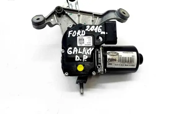 Front wiper linkage and motor
