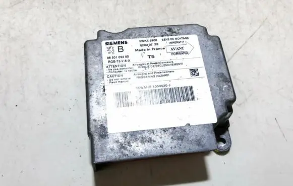 Peugeot 307 Airbag control unit/module 9650109480 5wk42908