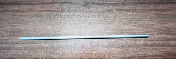 Rear door glass trim molding