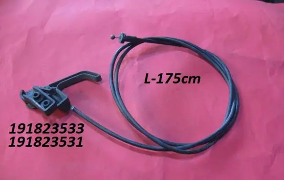 Engine bonnet/hood lock release cable