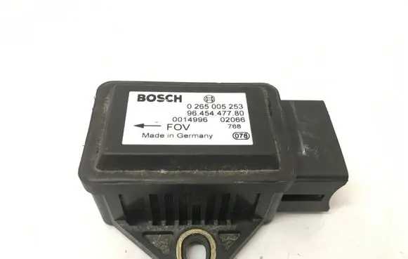 Peugeot 307 ESP acceleration yaw rate sensor 0265005253 9645447780