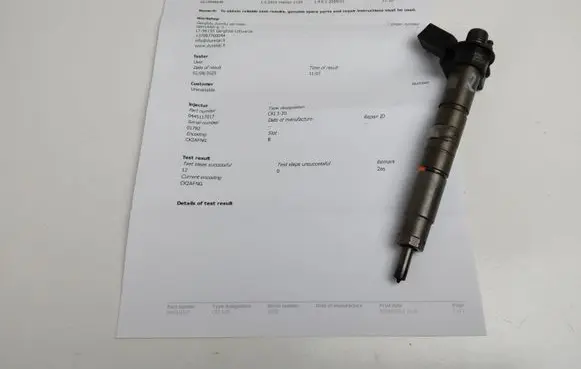 BMW X5 E70 Fuel injector 7805430 0445117017