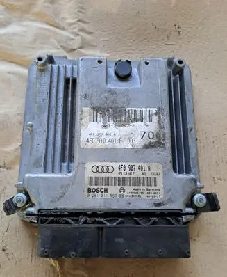 Audi A6 S6 C6 4F Engine control unit/module 4F0907401A 4F0910401F 0281011569