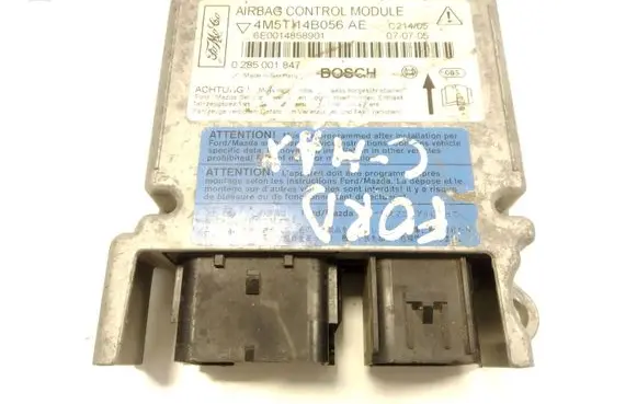 Ford C-MAX I Airbag control unit/module 4M5T14B056AE 4E0014858901 0285001847