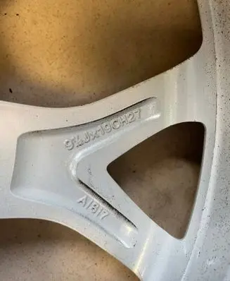 Jaguar F-Type R19 alloy rim EX53-1007-KAA