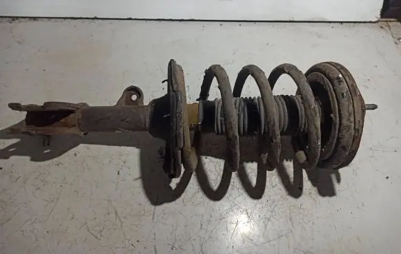Front shock absorber with coil spring