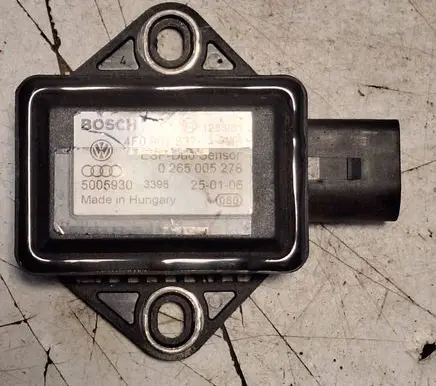 Audi A6 S6 C6 4F ESP acceleration yaw rate sensor 4F0907637 5005930 0265005278