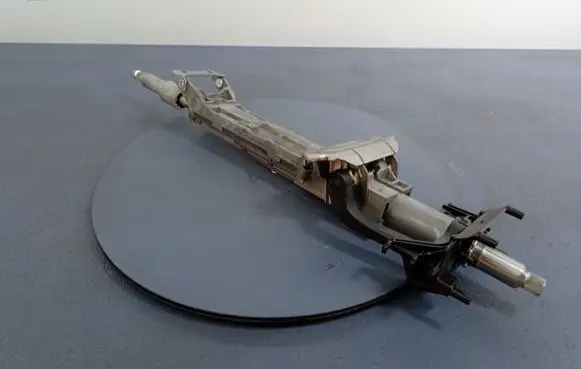 Steering wheel axle