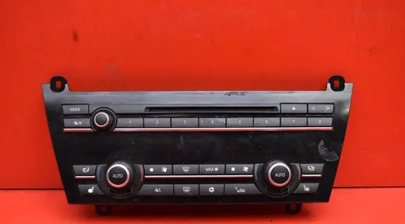 BMW 5 E60 E61 Climate control unit 9233655