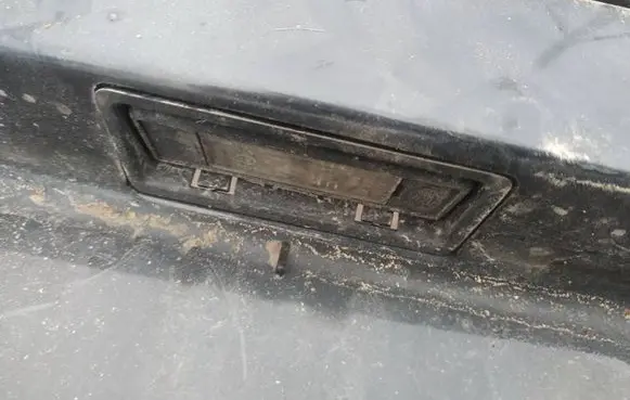 Peugeot 407 Number plate light