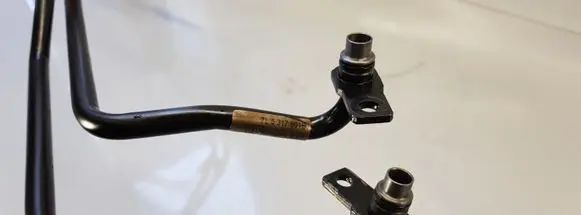Porsche Cayenne (9PA) Gearbox oil cooler pipe/hose 7L5317801C 7L5317801B