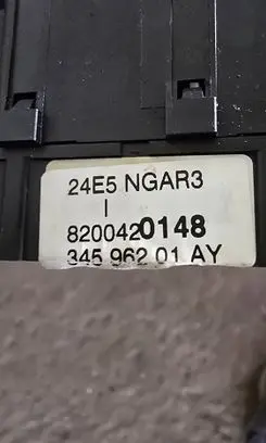 Renault Vel Satis Wiper control stalk 24E5NGAR3 8200420148 34596201AY