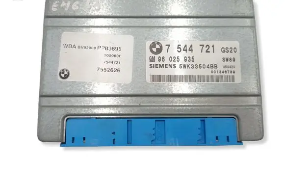 BMW 3 E46 Gearbox control unit/module 24607544721 7544721