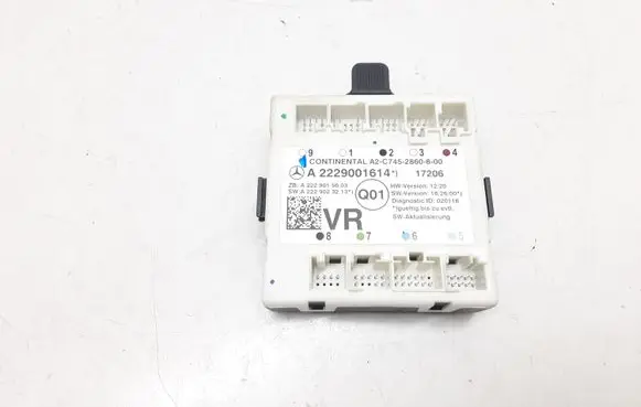 Mercedes-Benz C W205 Door control unit/module A2229001614