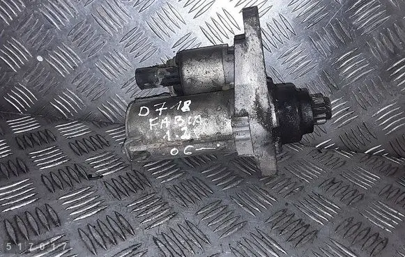 Skoda Fabia Mk1 (6Y) Starter motor 02t911023s