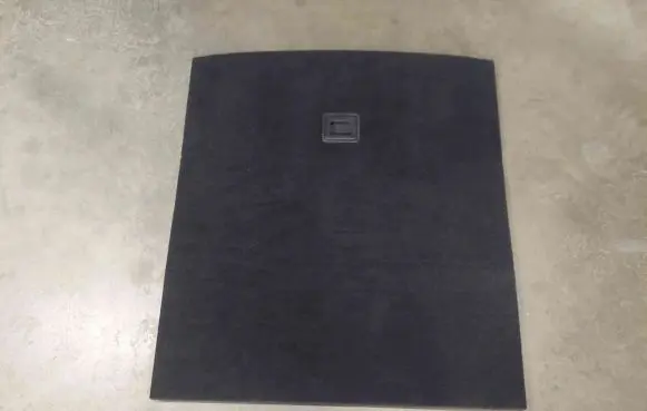 Volkswagen PASSAT B7 Trunk/boot floor carpet liner 3C9863463