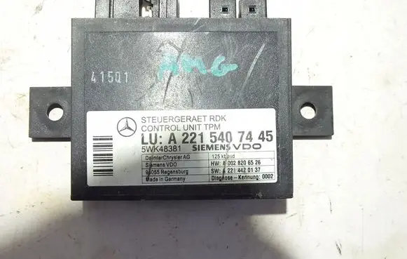 Mercedes-Benz S W221 Tire pressure control unit A2215407445