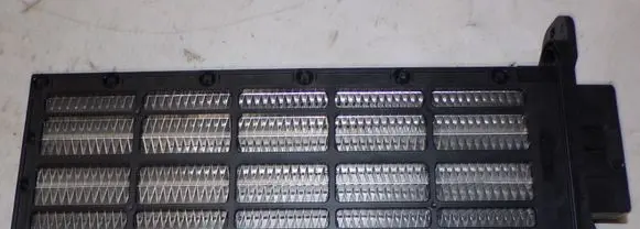Electric cabin heater radiator