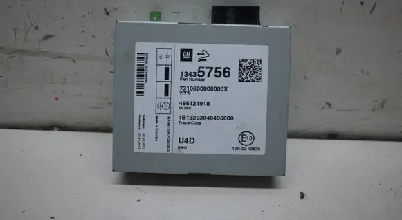 Opel Astra J Other control units/modules 13435756