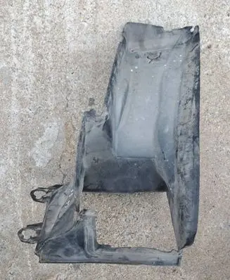 Audi A6 S6 C6 4F Intercooler air channel guide 4F0145334