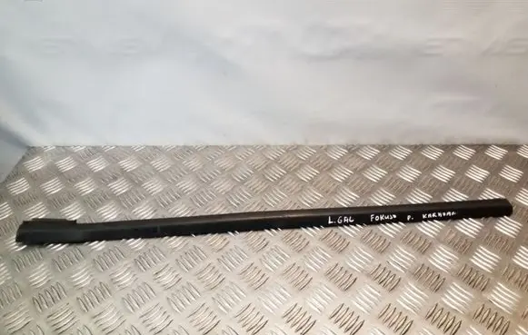 Rear door glass trim molding