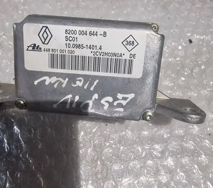 ESP acceleration yaw rate sensor