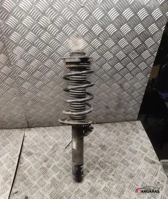 Front shock absorber with coil spring
